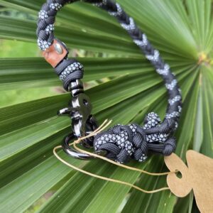 HU 42 cm 6fach geflochtenes Paracord Halsband