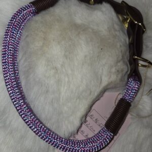 HU 56-53 cm Tauhalsband mit BioThane Verschluss dunkelbraun