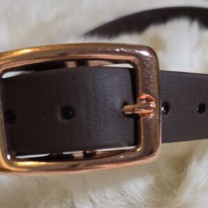 HU 35-42 cm BioThane Halsband 19mm Dunkelbraun