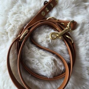 BioThane Leine 19mm hellbraun