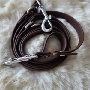 BioThane Leine 19mm dunkelbraun