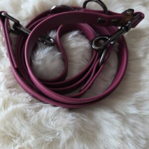 BioThane Leine 19mm wine rot