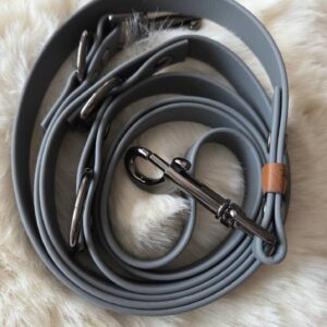 BioThane Leine 19mm dunkelgrau