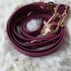 BioThane Leine 19mm wine rot