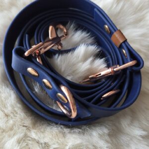 BioThane Leine 19mm navy blau