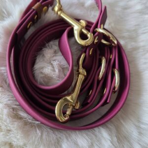 BioThane Leine 19mm wine rot