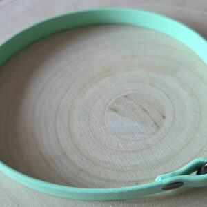 HU 46cm Markenband BioThane Carribean Grün