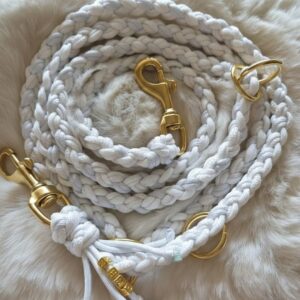 8fach rund geflochtene Paracord Leine 3fach verstellbar