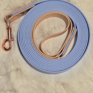 Schleppleine BioThane 4 Meter polarblau/powder