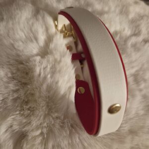 HU 35-41 cm BioThane-Halsband breit unterlegt