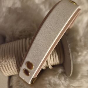 HU 31-37 cm BioThane-Halsband breit unterlegt