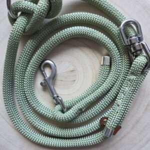 Koppelleine Umhängeschlaufe 150 cm aus 10mm Tau mit Wirbel