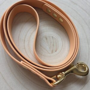 100 cm Cityleine/Führleine aus BioThane Golden Kupfer
