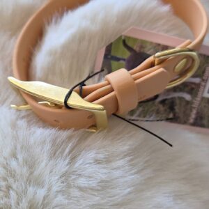 HU 24-30 cm BioThane Halsband Golden Kupfer