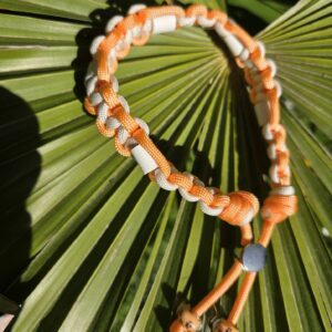 HU 28-31 cm EM-Keramik Paracord-Halsband Cobra 2farbig