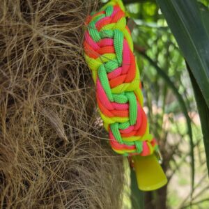 HU 27-33 cm Geflochtenes Paracord Halsband Pancia mit BioThane Verschluss The Lifeguard
