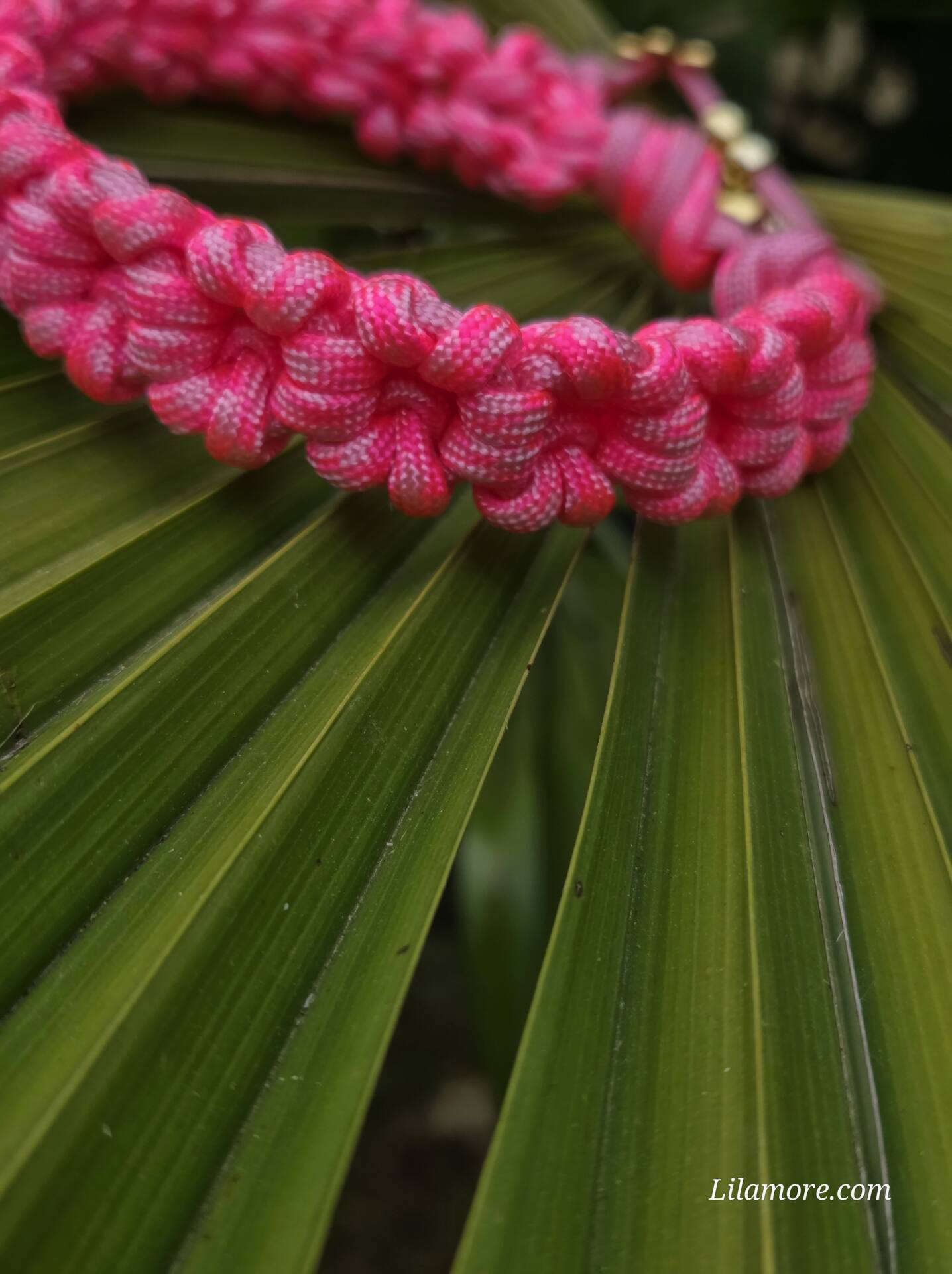 HU 21-25 cm Geflochtenes Paracord Schmuckhalsband Fiorellini pic – Bild 4