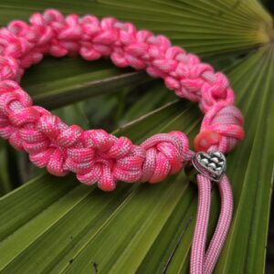 HU 21-25 cm Geflochtenes Paracord Schmuckhalsband Fiorellini pic