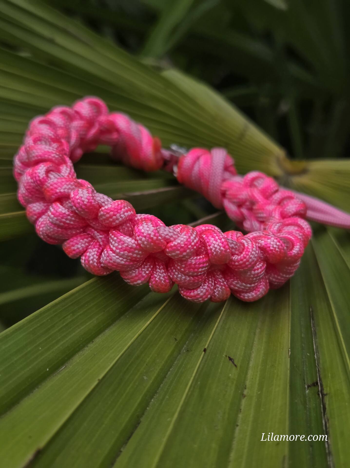 HU 21-25 cm Geflochtenes Paracord Schmuckhalsband Fiorellini pic – Bild 2