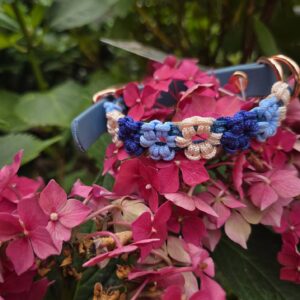 HU 20-24,5 cm Geflochtenes Paracord Halsband Fiorellini I