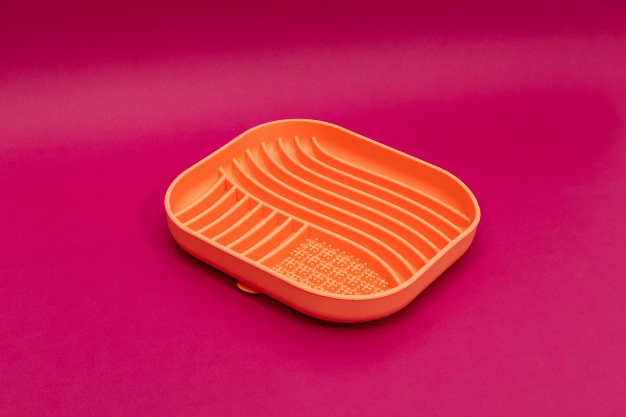 Schleckmatte Wavy Koralle